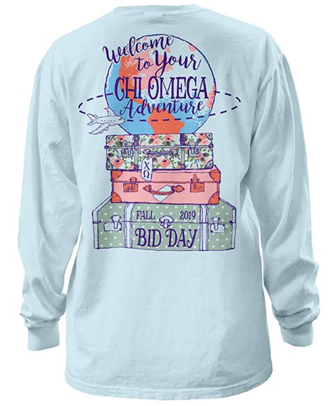 chi omega shirts cheap|chi omega bid day shirts.